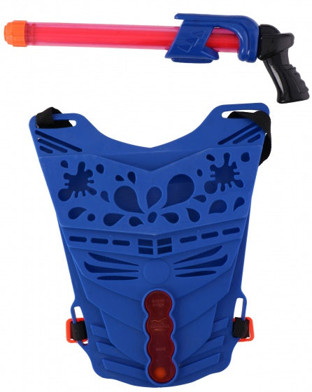 waterpistool met schild junior 32 cm blauw