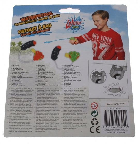 waterpistool Wristpower junior 8 cm groen