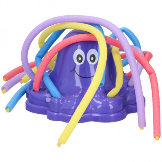 watersproeier octopus 20 cm paars