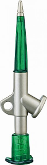 vetpistool groen/zilver 17 cm