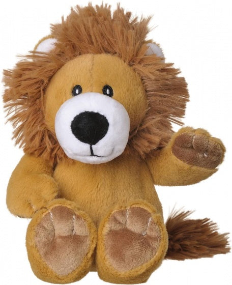opwarmknuffel leeuw 20 cm bruin