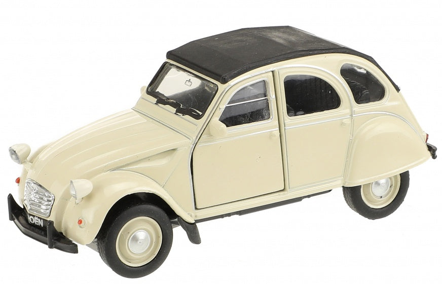 Citroën 2CV auto beige 11 cm