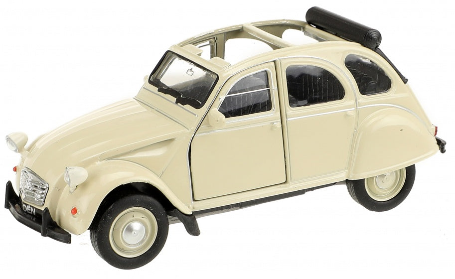Citroën 2CV cabrio beige 11 cm