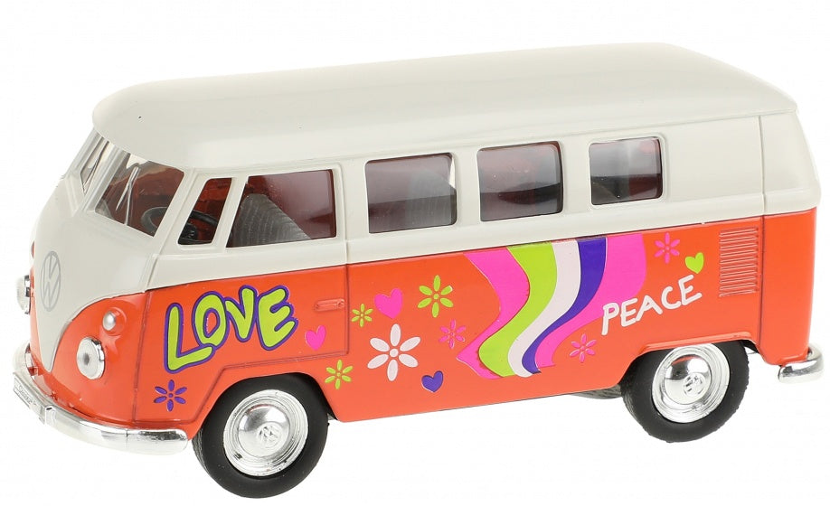 hippie Volkswagen bus oranje 10