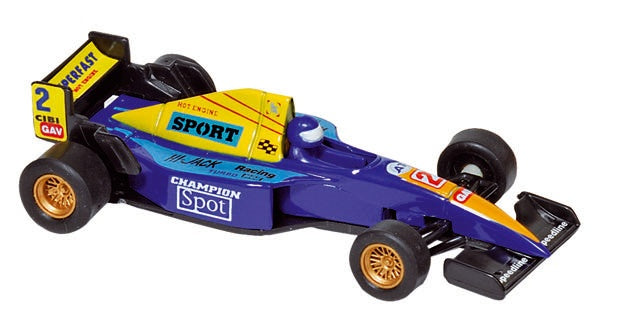 Metalen Auto: Formule 1 Racer Blauw 10