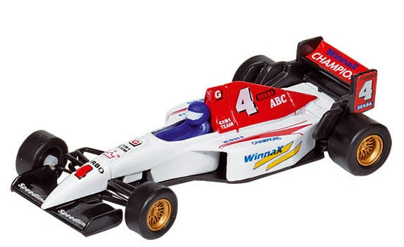 Metalen Auto: Formule 1 Racer Wit 10