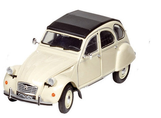 Citroën 2CV 6 Charleston staal 1:24 beige