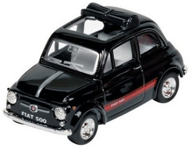 Metalen Fiat 500: Zwart