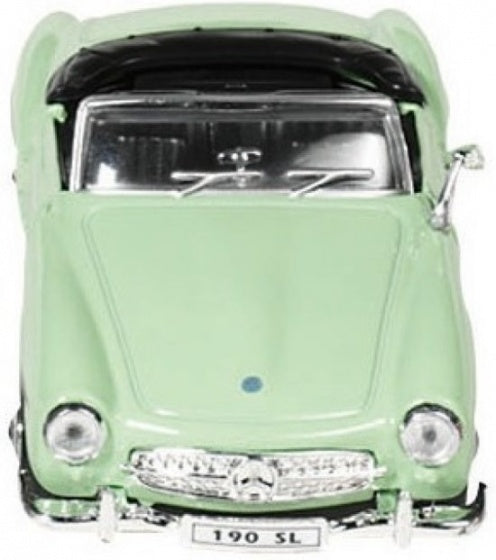 Metalen Mercedes-Benz 190 SL (1955): Groen