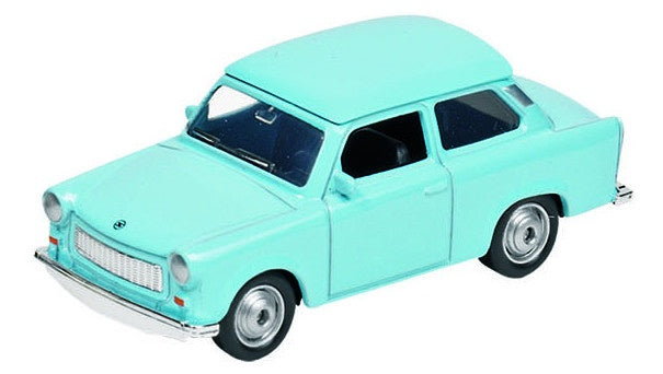 Metalen Trabant 601: Blauw