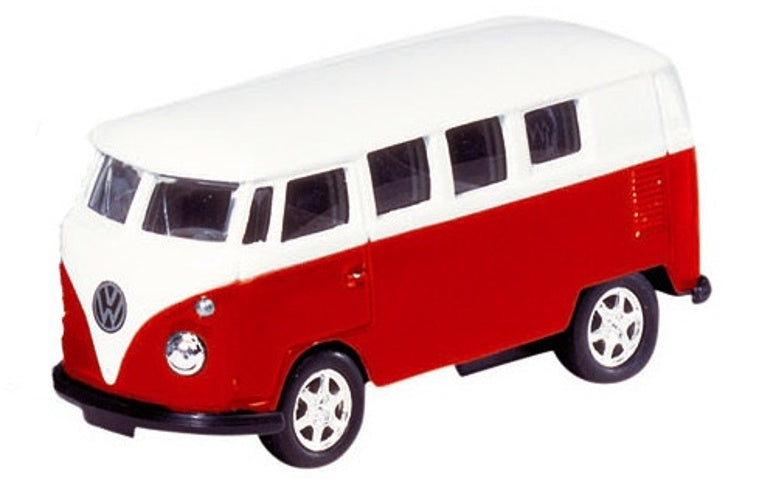 Metalen Volkswagen Bus (1962): Rood