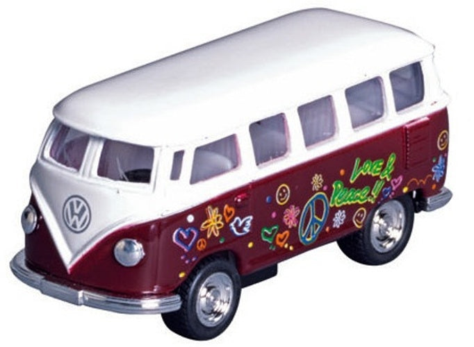 Metalen Volkswagen Klassieke Bus (1962): Bruin