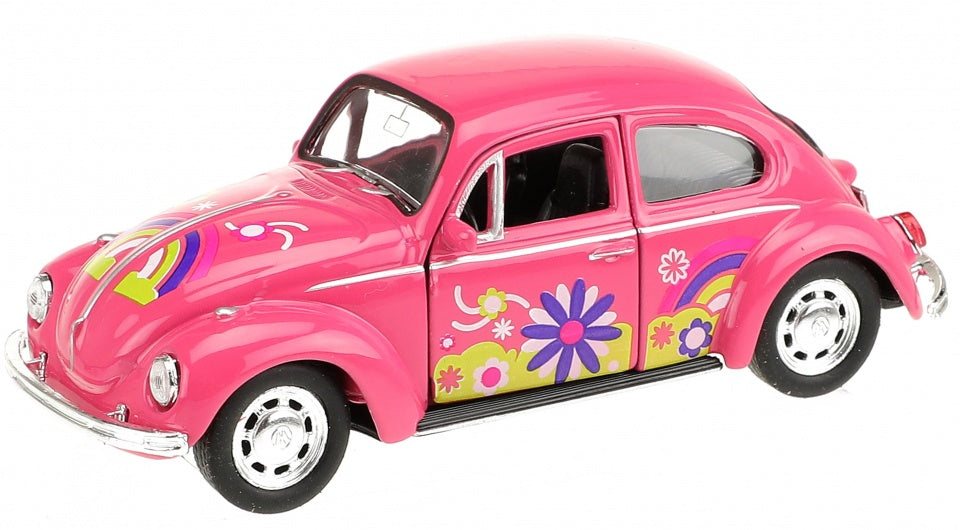 Volkswagen Beetle bloemen roze 10