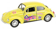 Volkswagen Beetle peace geel 10
