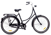 F307 26 Inch 48 cm Meisjes Terugtraprem Matzwart