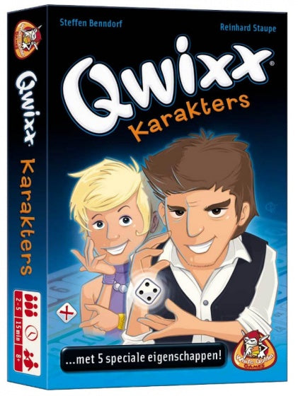 dobbelspel Qwixx: karakters