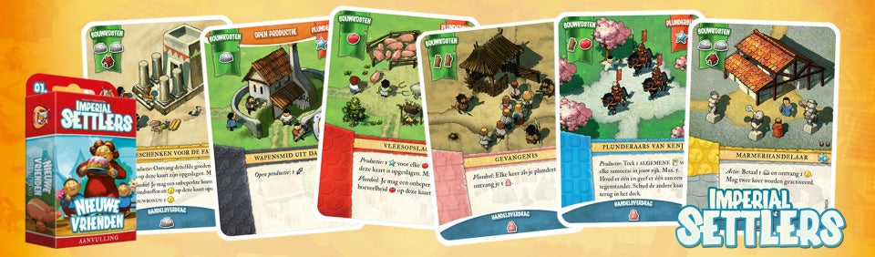 uitbreiding Imperial Settlers: nieuwe vrienden