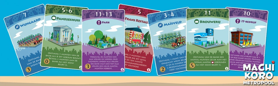 uitbreiding Machi Koro: Metropool