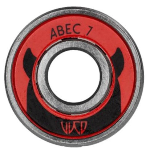 Skate Lagerset Abec-7 8-Pack rood