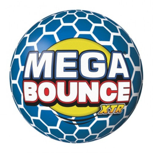 stuiterbal Mega Bounce XTR 7 cm blauw 68 gram