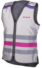 veiligheidshesje Lucy Full polyester grijs/roze