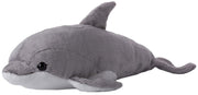 pluchen knuffel dolfijn 39 cm grijs