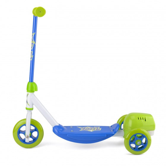 3-wiel kinderstep Bubble Scooter Jongens Voetrem Groen/Blauw