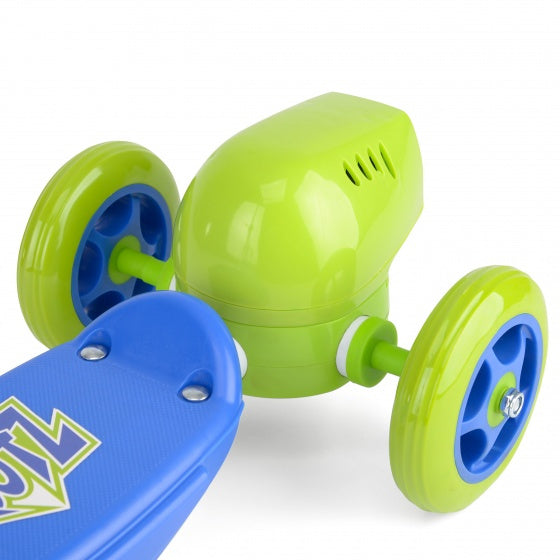 3-wiel kinderstep Bubble Scooter Jongens Voetrem Groen/Blauw