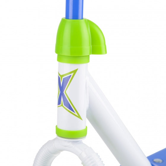 3-wiel kinderstep Bubble Scooter Jongens Voetrem Groen/Blauw