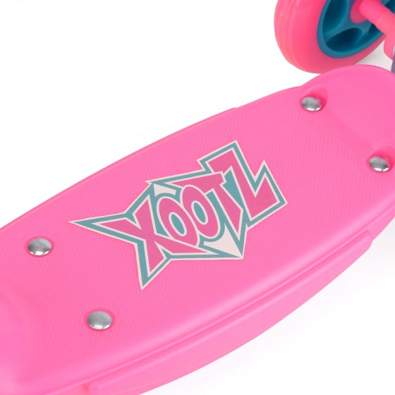 3-wiel kinderstep Bubble Scooter Meisjes Voetrem Roze