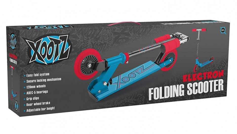 Folding Kick Junior Voetrem Blauw