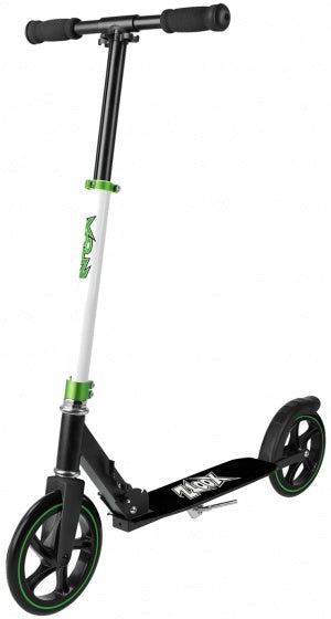 Xoo Large Wheeled stuntstep Junior Voetrem Wit/Zwart