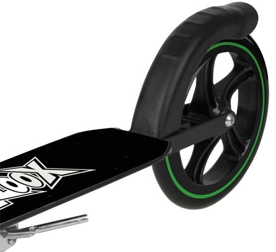Xoo Large Wheeled stuntstep Junior Voetrem Wit/Zwart