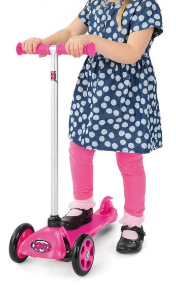 3-wiel kinderstep Xoo Mini Junior Voetrem Roze