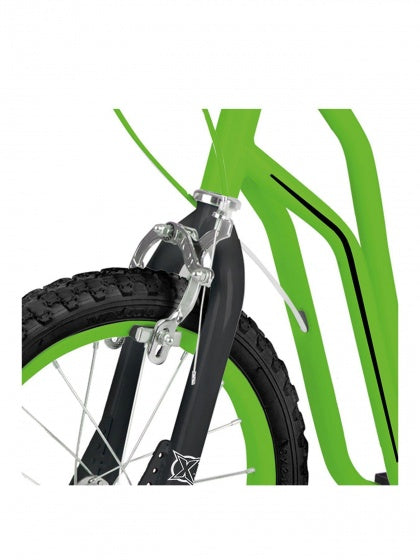 BMX step 16 Inch Junior Knijprem Groen/Zwart