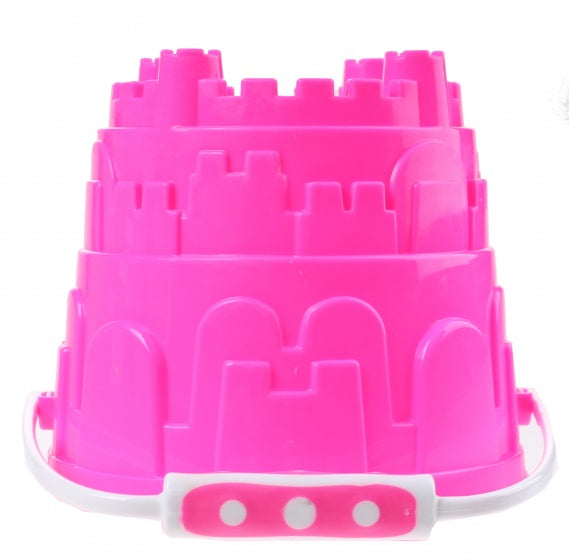 emmer zandkasteel 13 x 17 cm roze