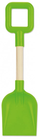 schep kunststof/hout groen 38 cm
