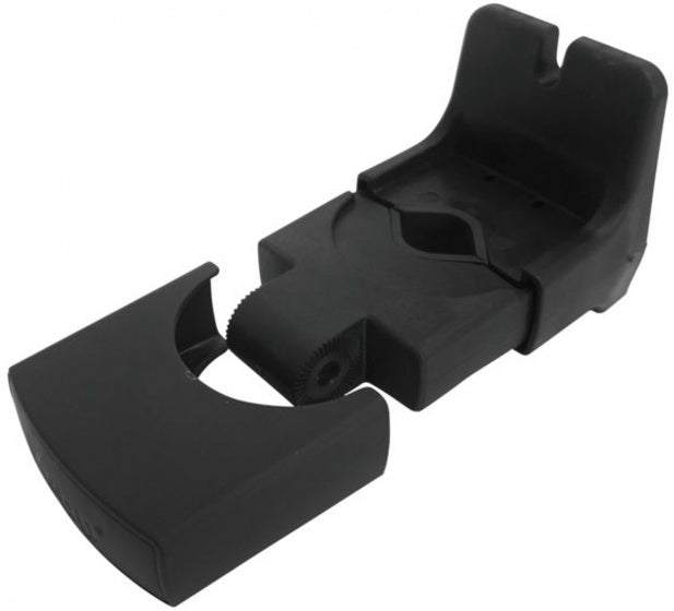 mini fietszitje Slim Fit adapter zwart 11 cm kunststof