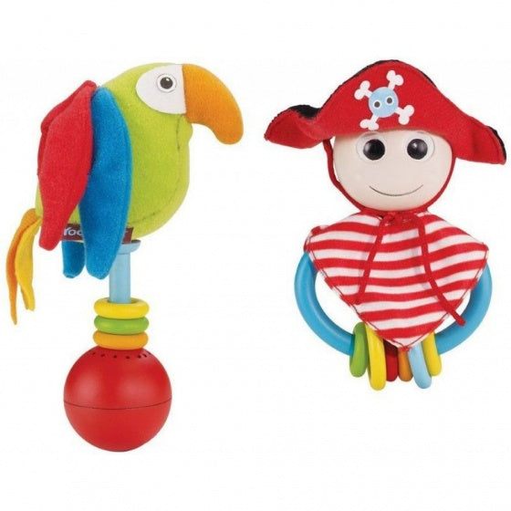 speelset Pirate met rammelaar 2-delig